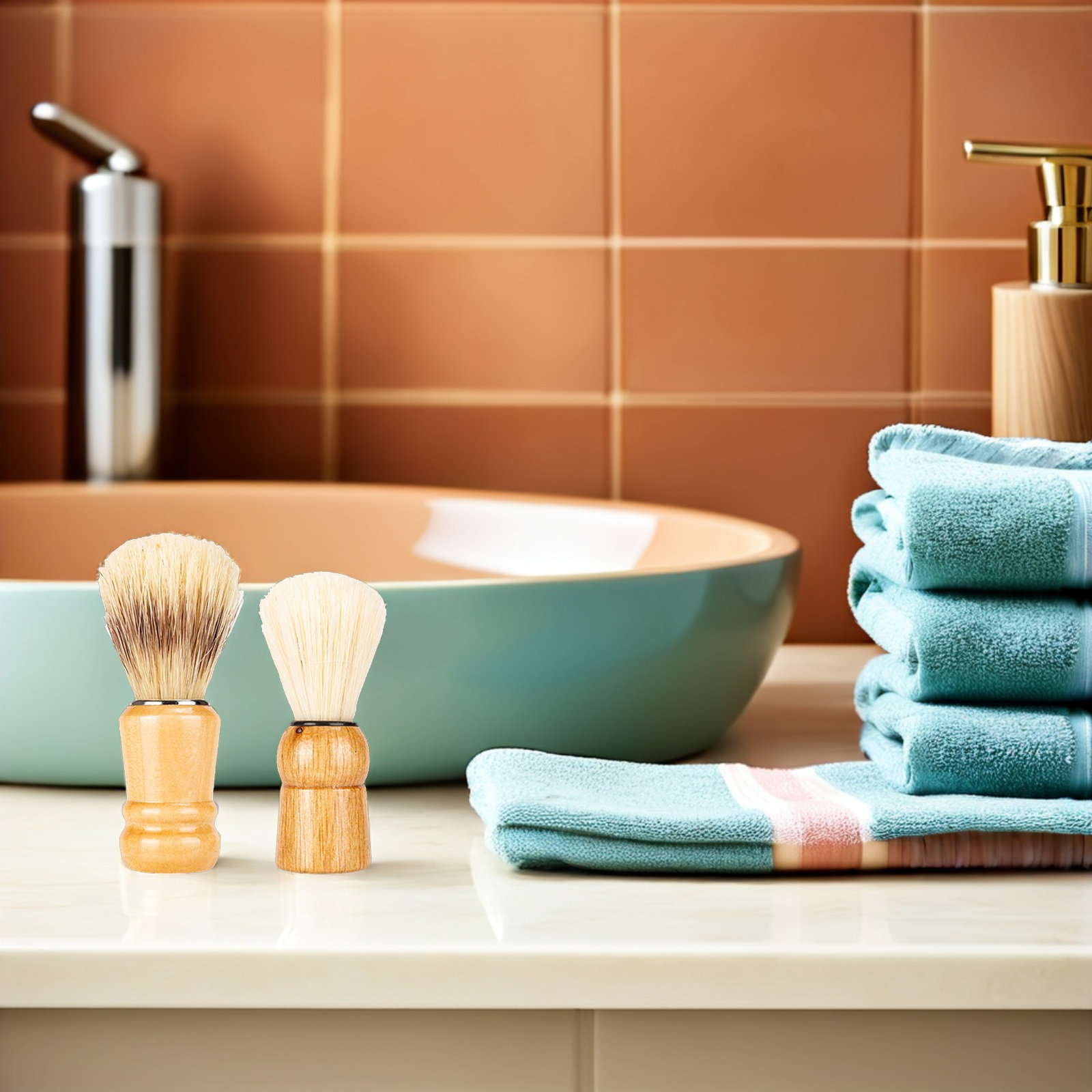 Men'S Grooming Tips - 2Pcs Sikat Jenggot untuk Pria, Sikat