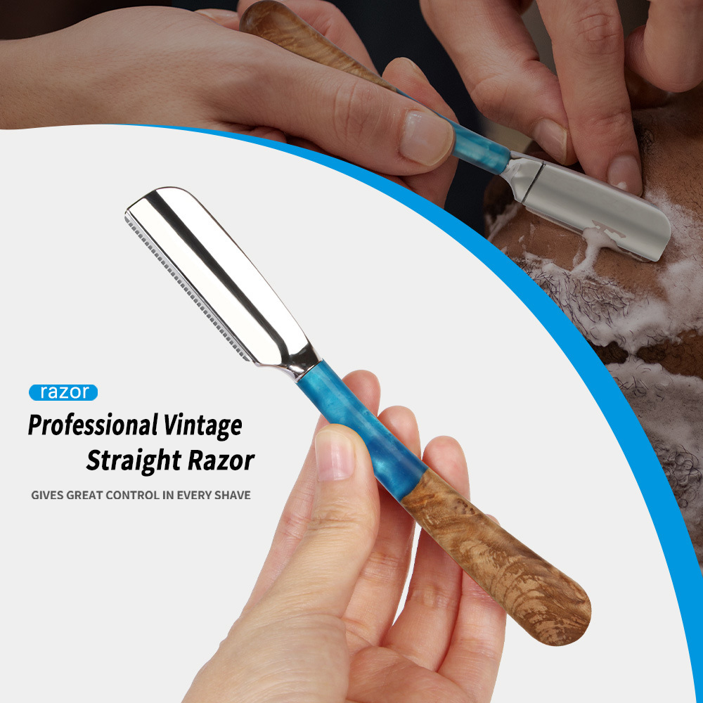 Straight Razor Safety - 1Pc Pisau Cukur Lurus Baru dengan