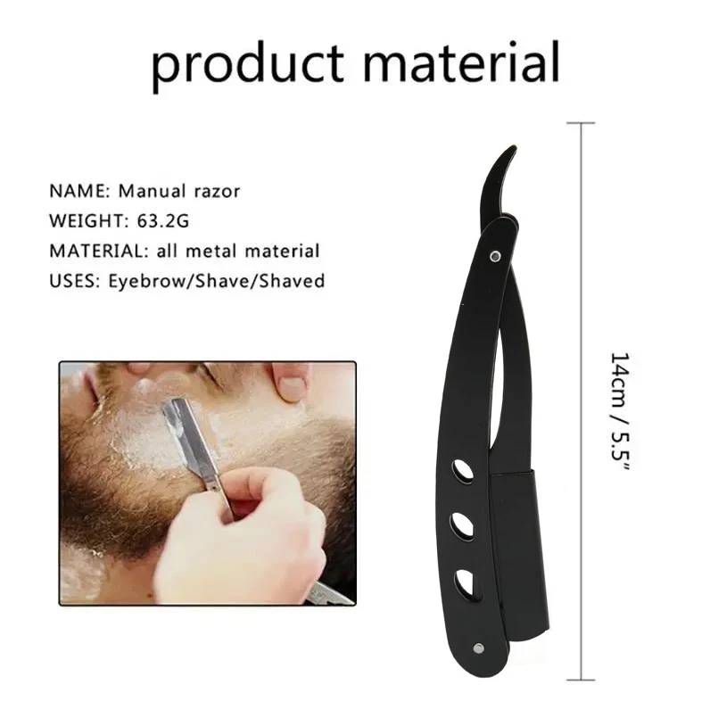 Straight Razor Safety - Pisau Cukur Lurus Pria dari Baja