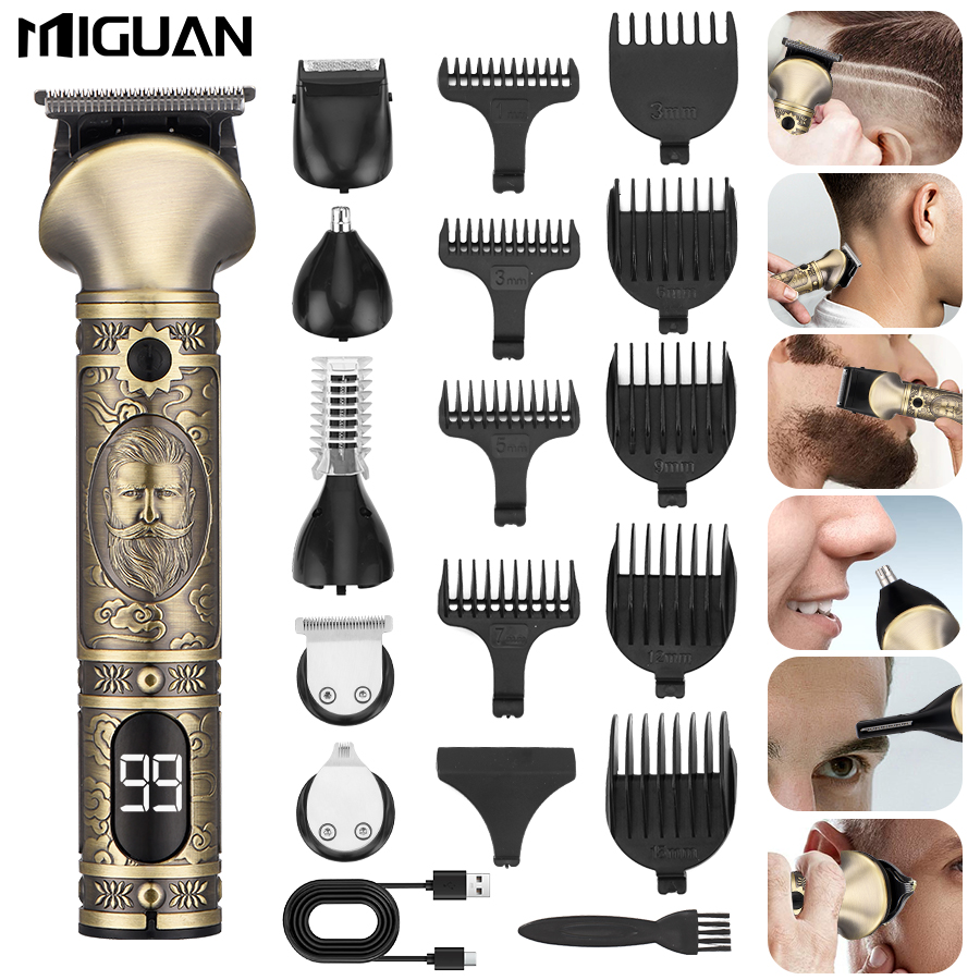 Mens Grooming Barber - Alat Cukur Rambut dan Set Pemangkas