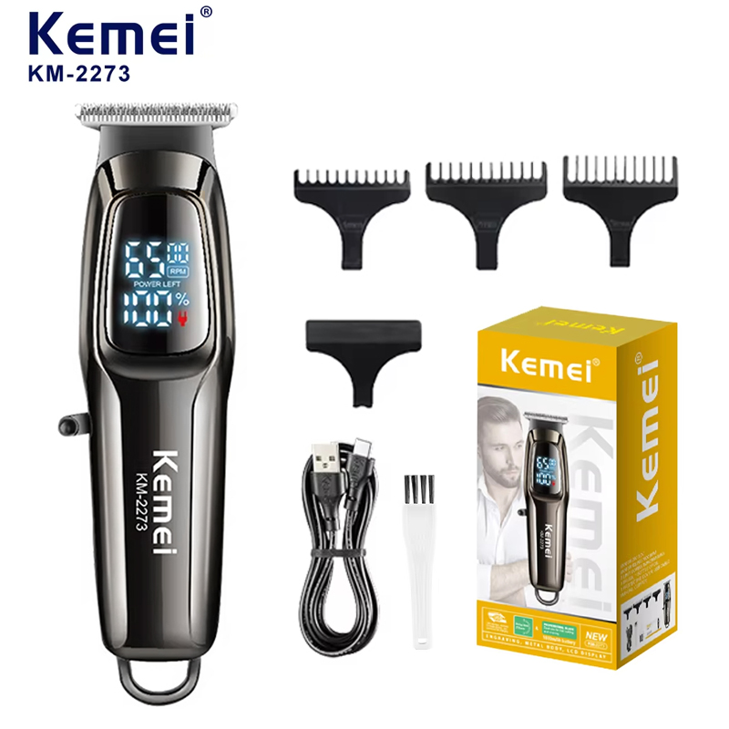 Beard Trimmer Cordless - Kemei KM-2273 Alat Cukur Rambut Elektrik