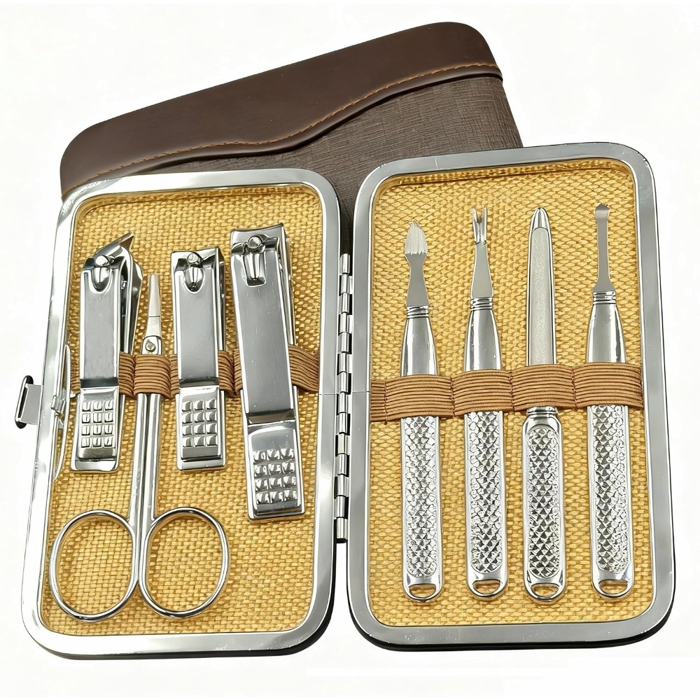 Mens Grooming Kit Gift Set - Set Manikur Pedikur Profesional untuk Pria