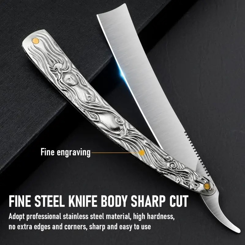 Pisau cukur ujung lurus untuk  - Straight Razor Safety ulasan dan harga