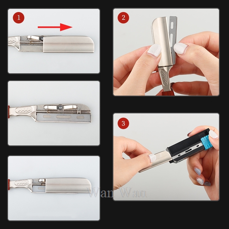 Alat cukur jenggot kayu Y0418, - Straight Razor Safety ulasan dan harga