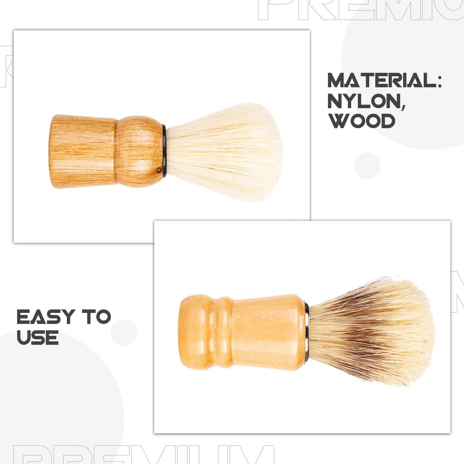 2Pcs Sikat Jenggot untuk Pria, - Men'S Grooming Tips ulasan dan harga
