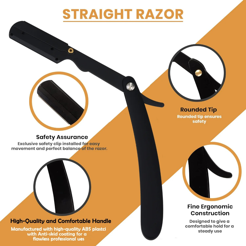 Pisau Cukur Lurus Manual Profe - Straight Razor Safety ulasan dan harga