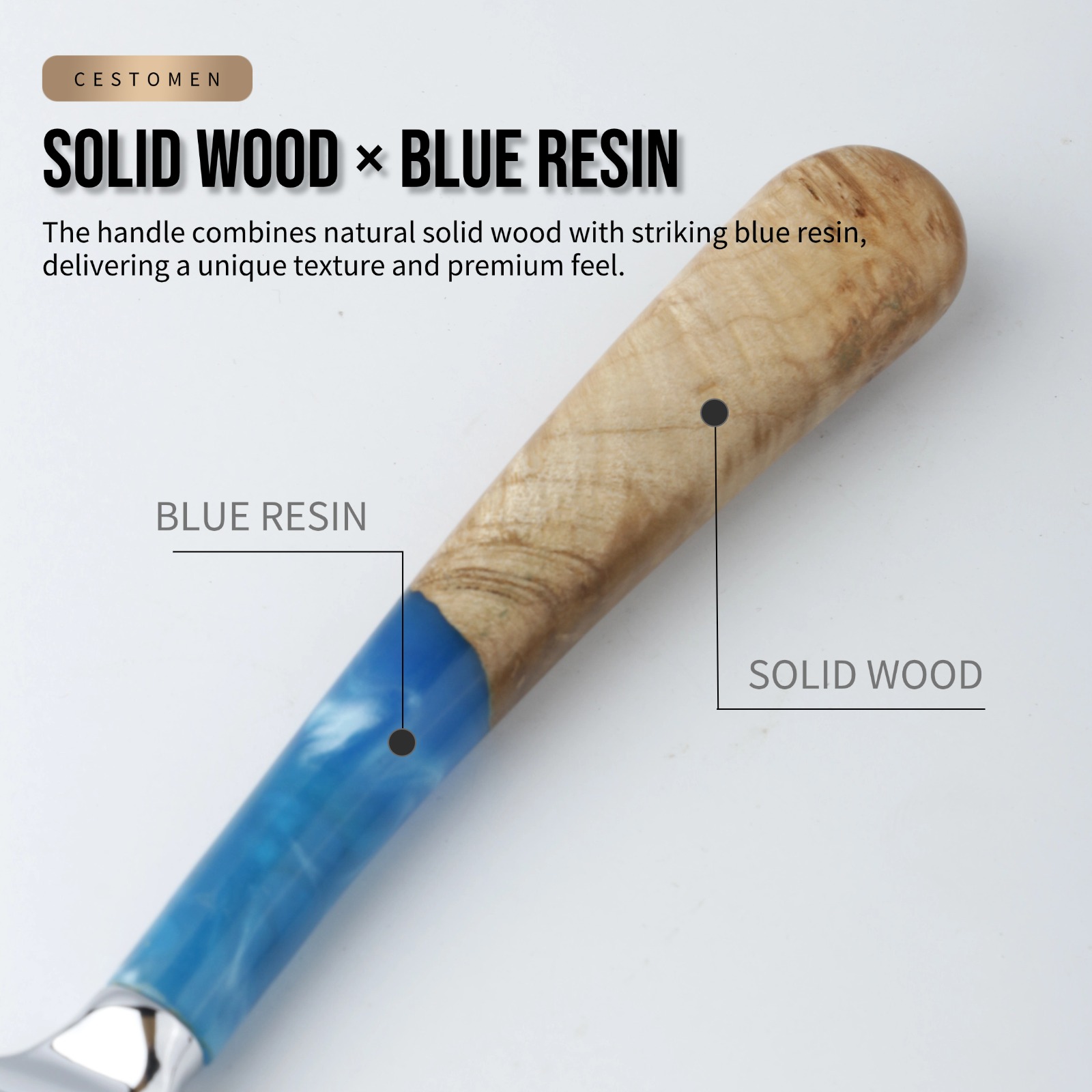 1Pcs Pro Resin Wood Handle Bar - Straight Razor Safety ulasan dan harga