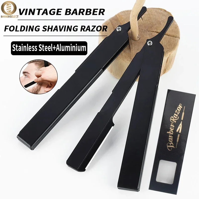 Pisau cukur Barbearia pria, pe - Straight Razor Safety ulasan dan harga