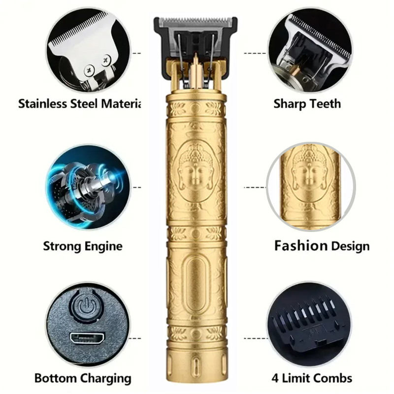 Pemangkas Rambut T9 Tanpa Kabe - Beard Trimmer Cordless ulasan dan harga