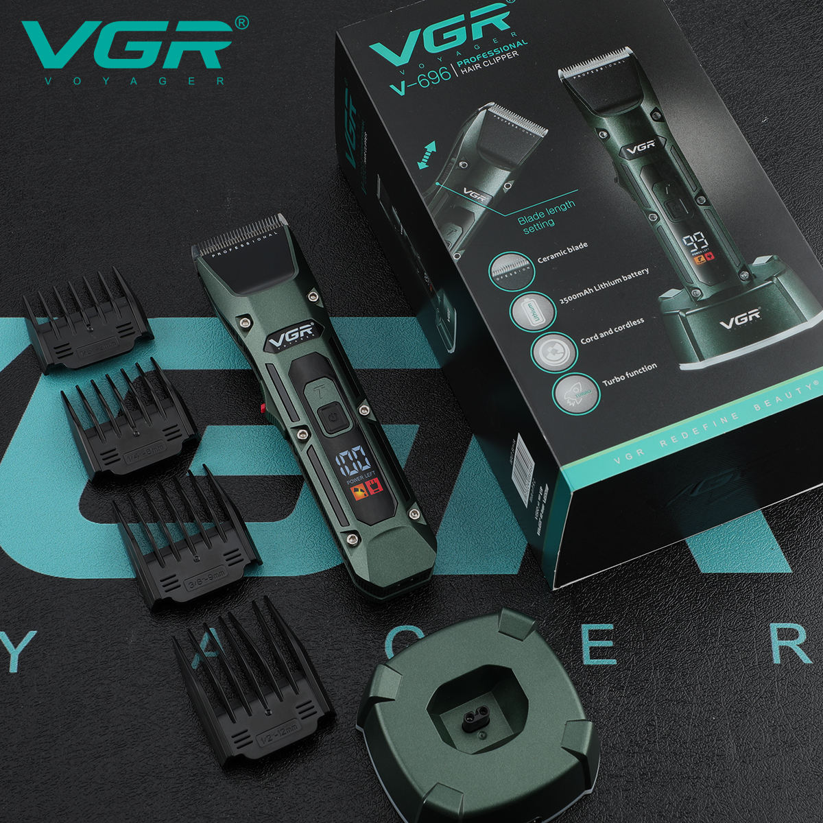 VGR V-696 Mesin Potong Rambut  - Beard Trimmer Cordless ulasan dan harga